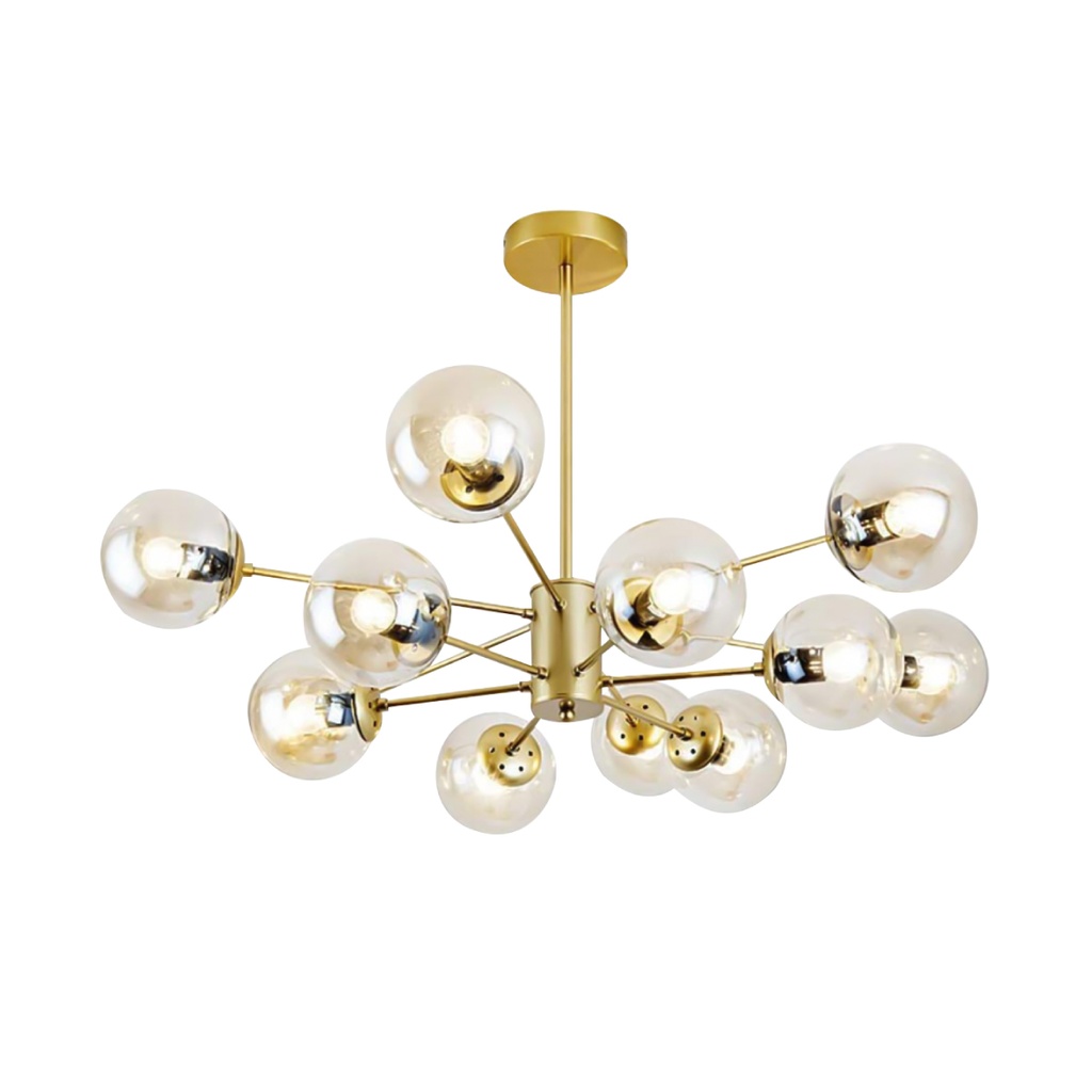 [2243/12-G] Lámpara colgante dorado 2243 12