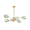 Lámpara colgante dorado 2255 6