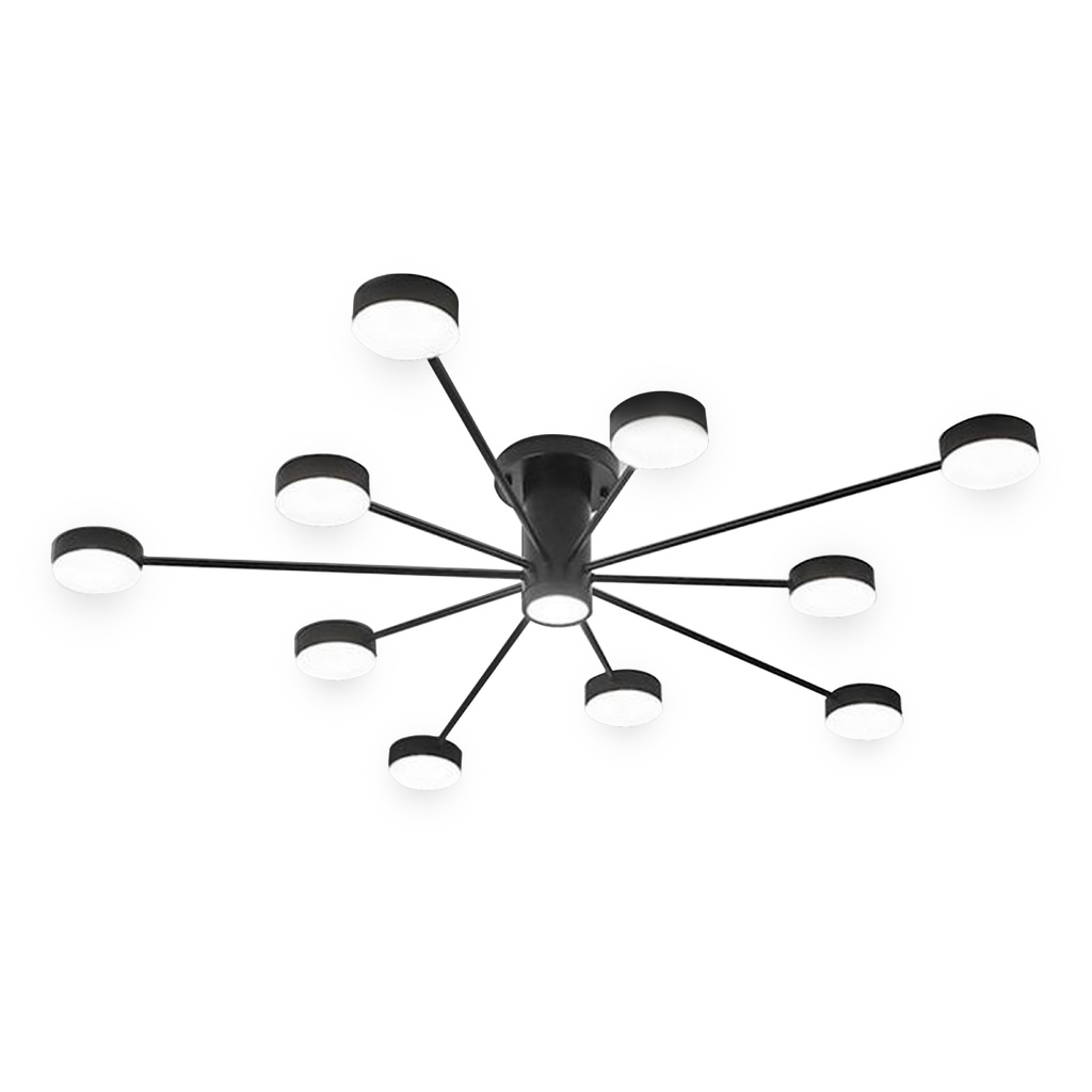 [2260/10+1] Lámpara colgante 2260 10 1 Negro