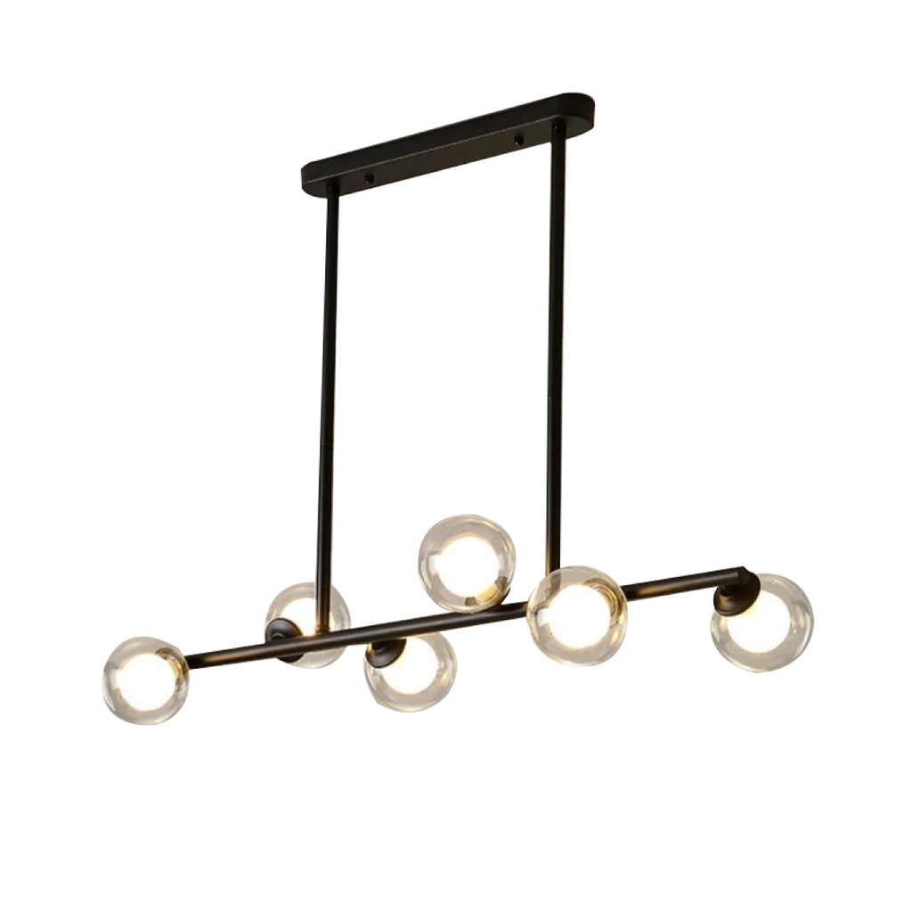 Lámpara colgante 2278 6 Negro