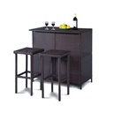 Juego de bar 3 piezas cantina