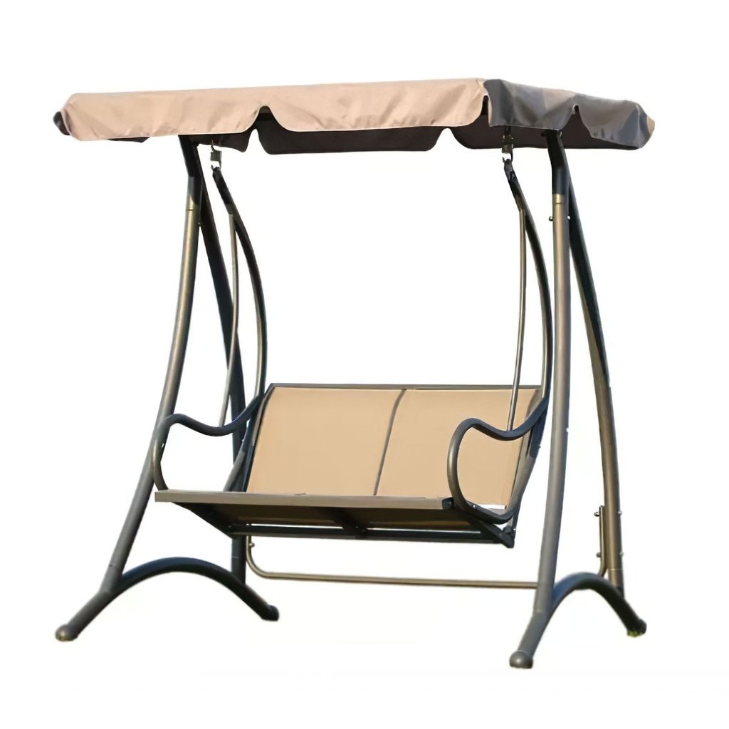 Columpio banca de 2 Asientos con Techo para Exteriores