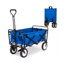 Carrito multifuncional plegable Azul