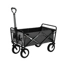 Carrito multifuncional plegable Negro