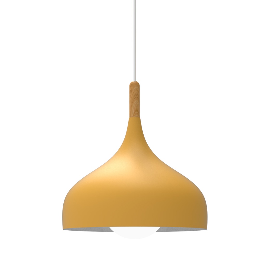Lámpara colgante F amarillo