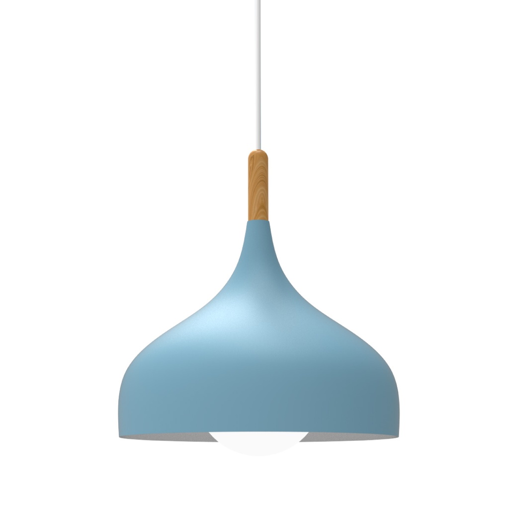 Lámpara colgante F azul