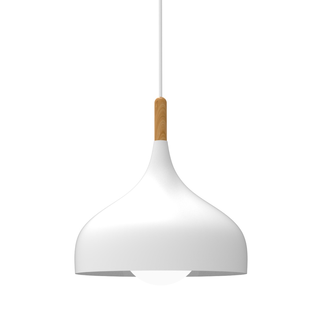 Lámpara colgante F blanco