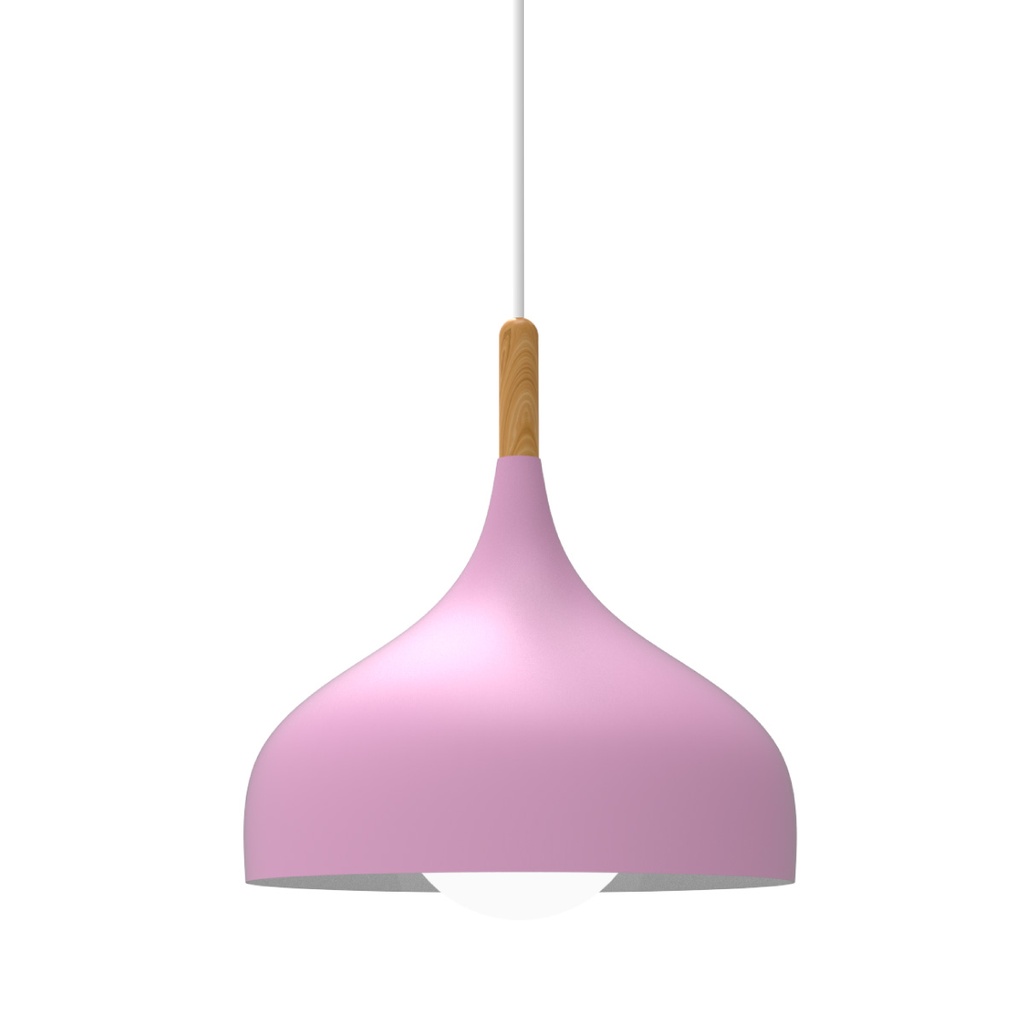 Lámpara colgante F rosa