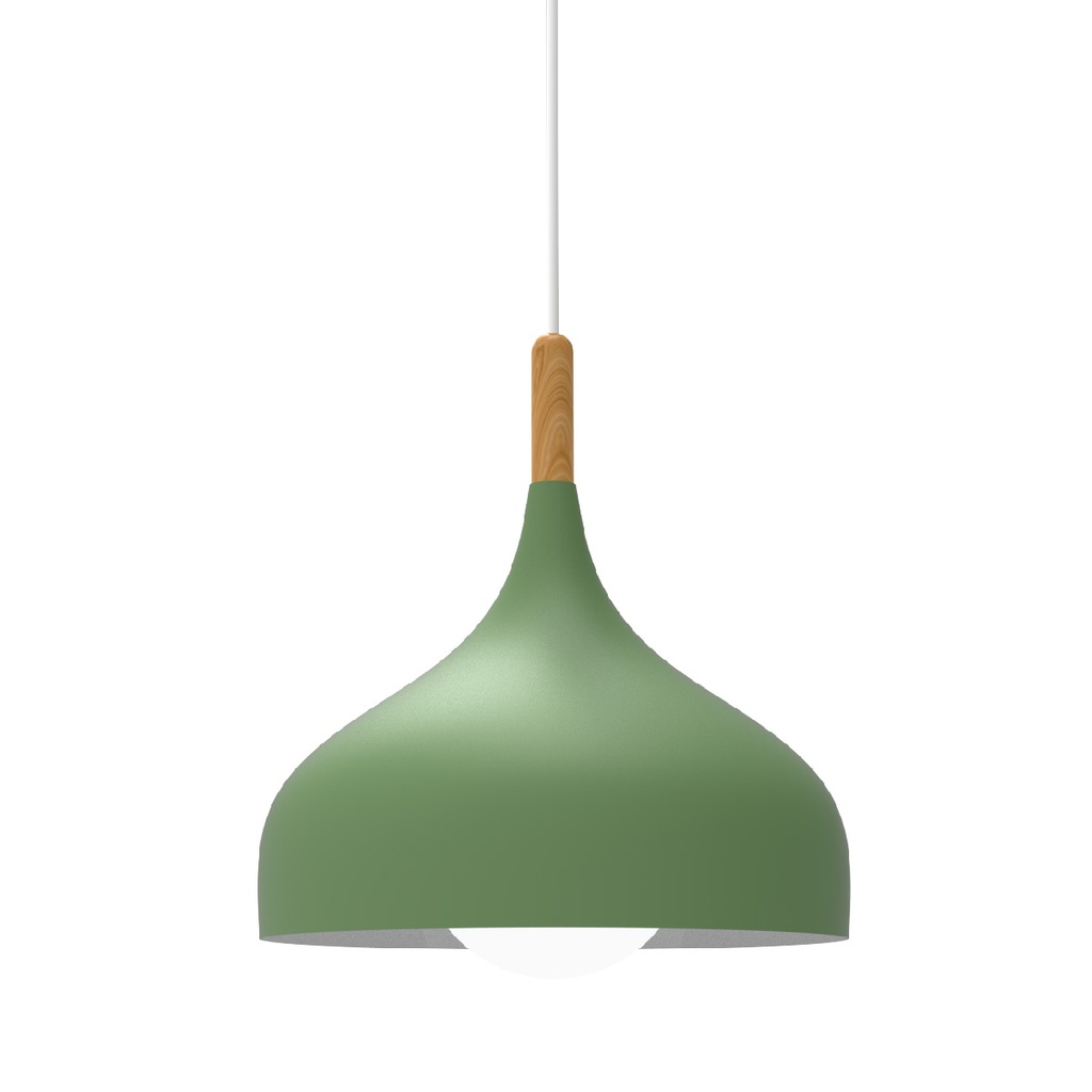 [F-Ver] Lámpara colgante F verde