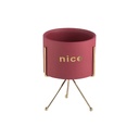 Macetero con soporte JY1105 grande Rojo