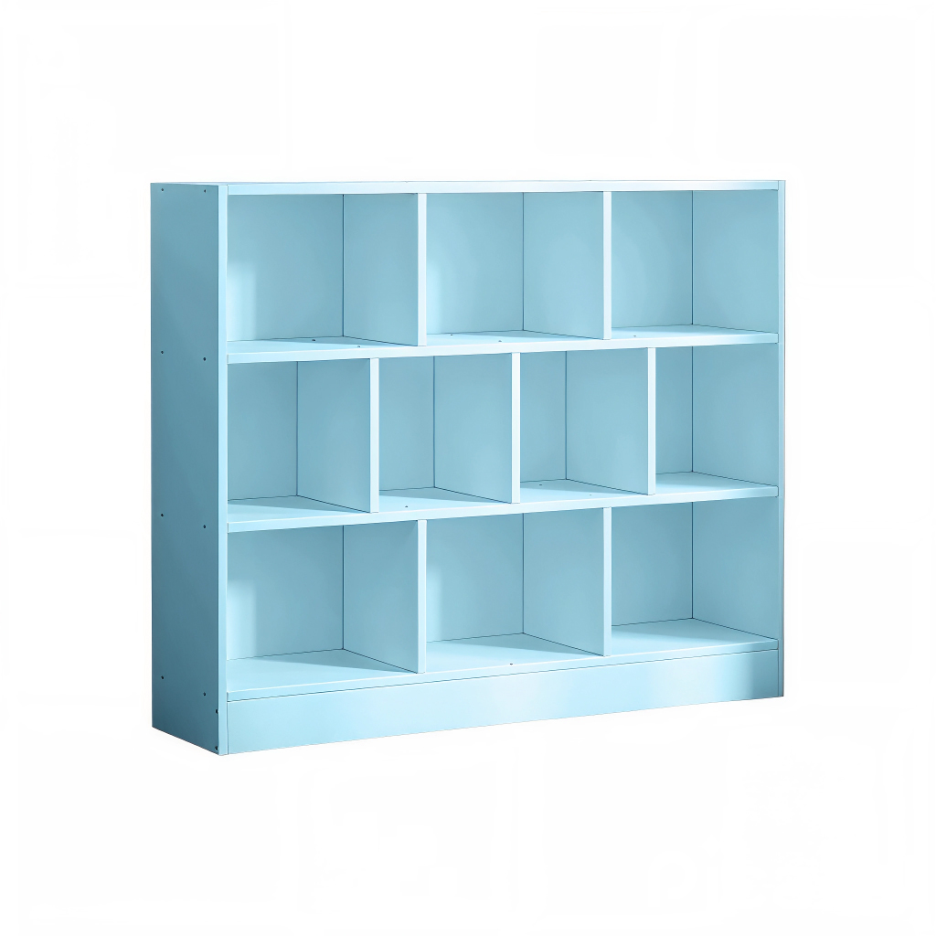 [L10-Az] Librero organizador de 10 cubos