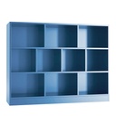 Librero organizador de 10 cubos