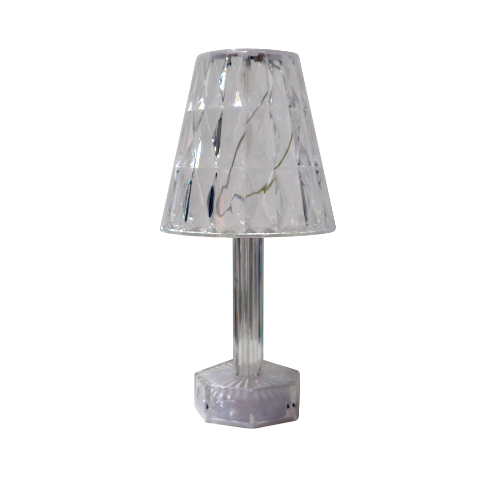 Lámpara de mesa diamante