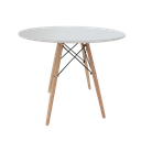 Mesa comedor redonda oslo/Blanca