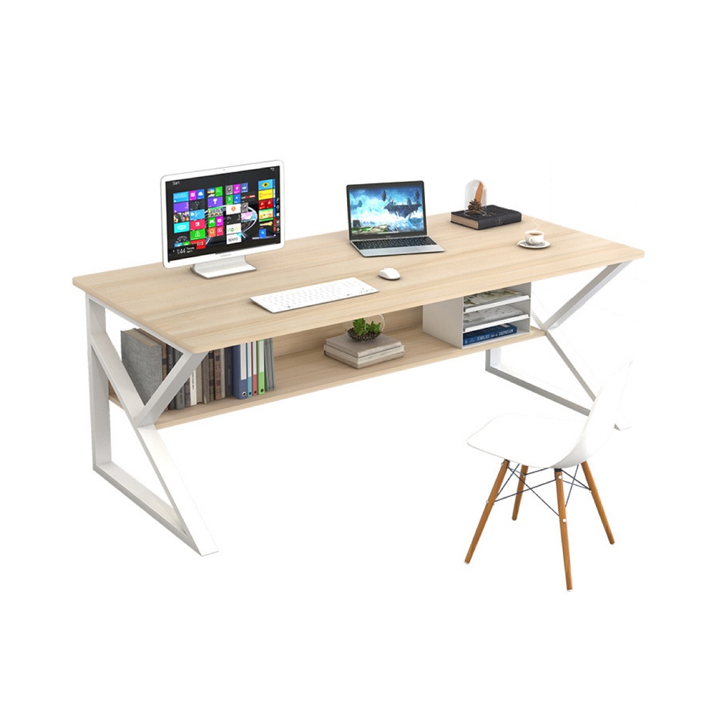 [PC012102] Escritorio para computadora Minimalista Acabado Maple japones