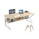 Escritorio para computadora Minimalista Acabado Maple japones