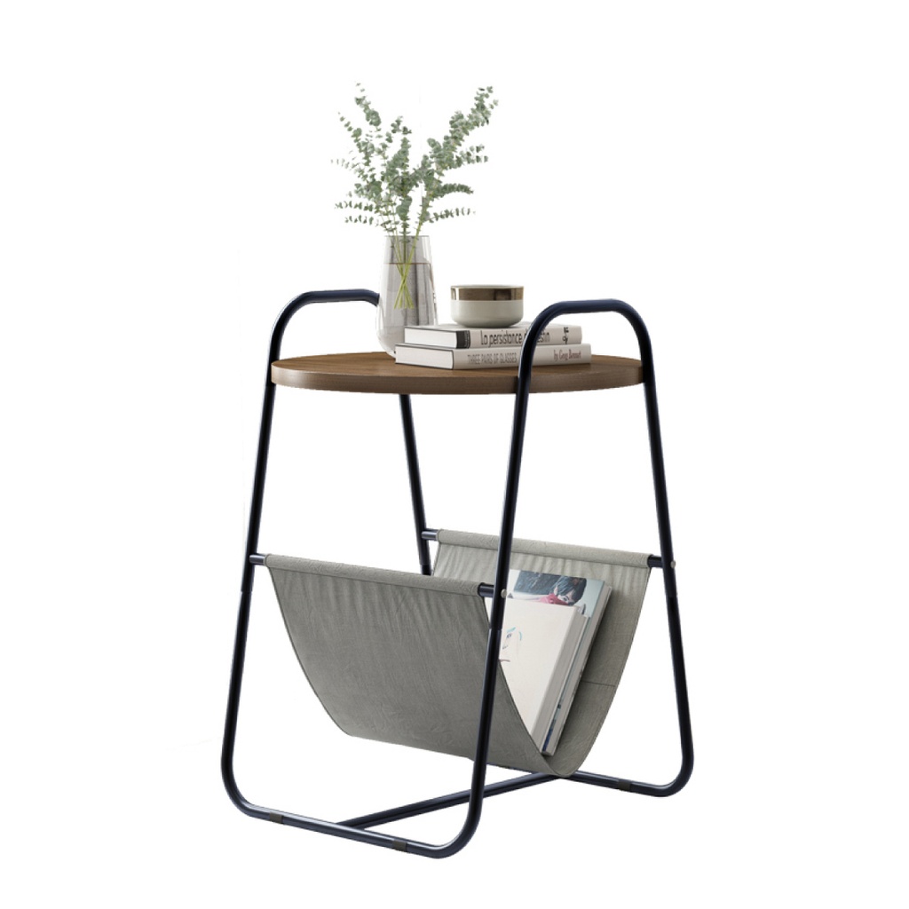 [RT080103] Mesa Auxiliar Moderna con revistero