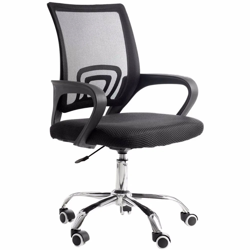 Silla para oficina ergonómica Negra