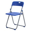 Silla plegable para exteriores apilable Azul