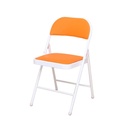 Silla plegable acojinada Anaranjado