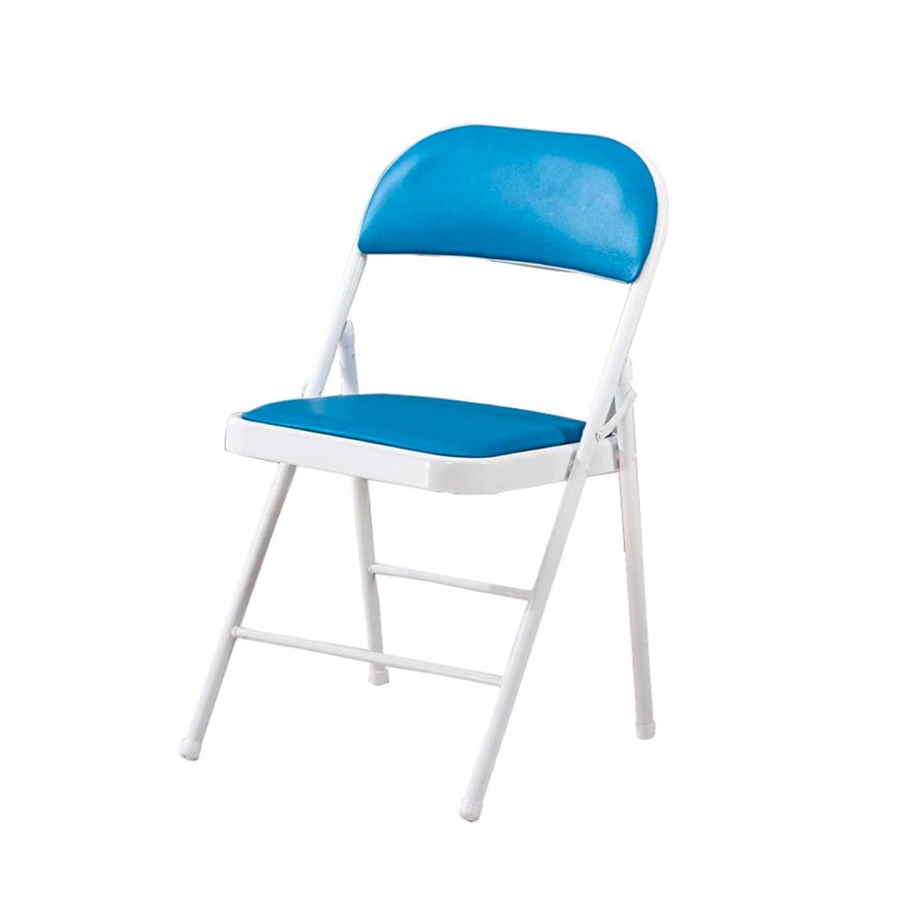 [SPO-AzuC] Silla plegable acojinada Azul claro