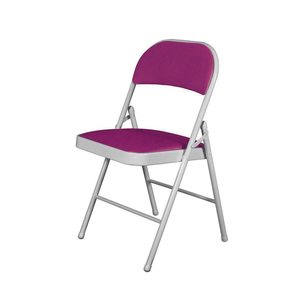 [SPO-Mor] Silla plegable acojinada Morada