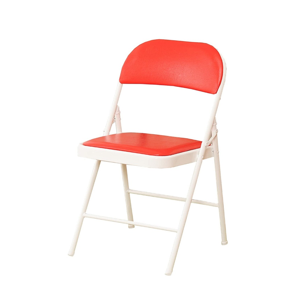 Silla plegable acojinada Roja