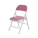 Silla plegable acojinada Rosa