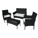 Sala de jardín (Negro con blanco)