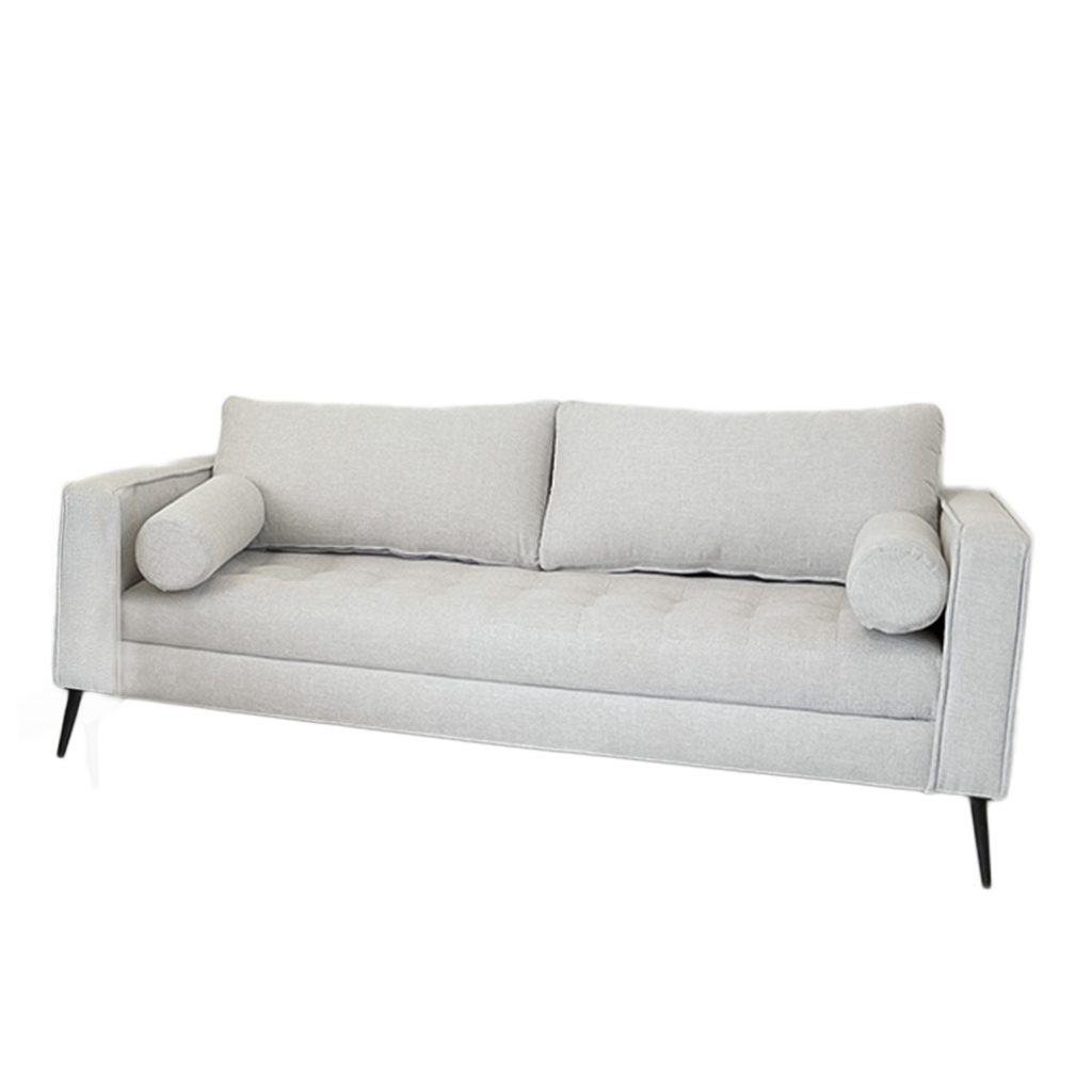 [SofaBer-gCl3] Sofá Berlín 3 plazas (Gris Claro)
