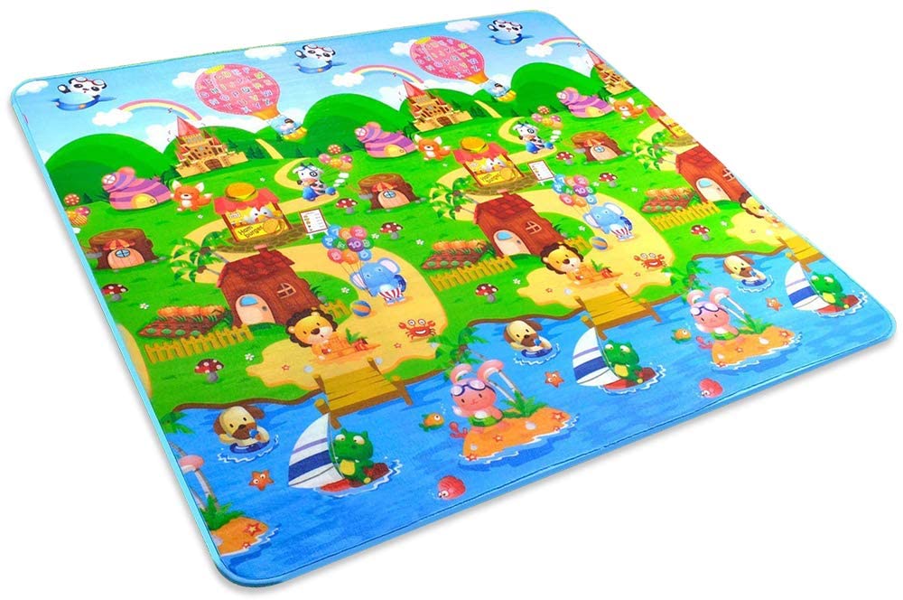 [TB-casitas] Tapete colchoneta de bebé (Casitas)