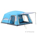 Tienda de campaña familiar grande Azul