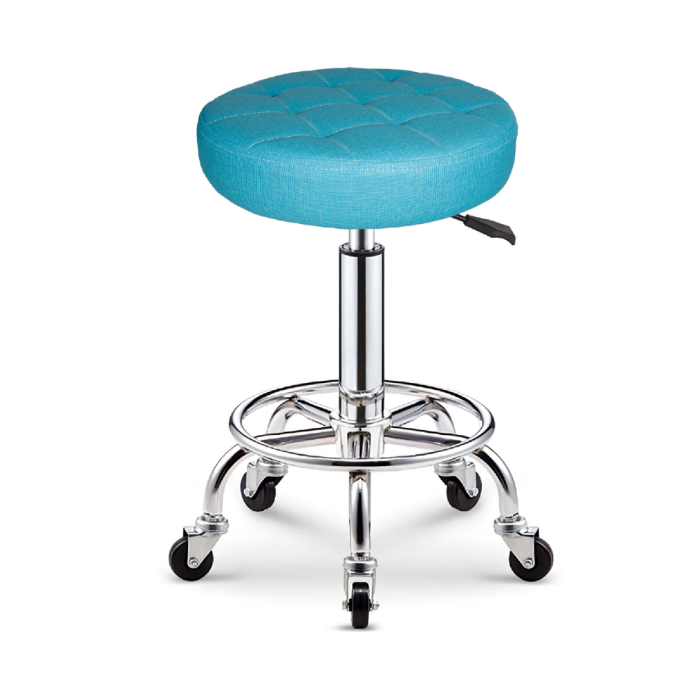 Taburete de Celosía Azul Brillante