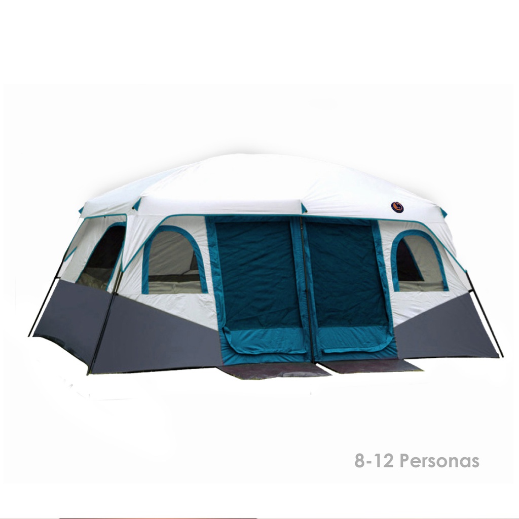 Tienda de campaña familiar extra grande Azul