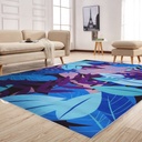 Tapete nórdico 2 x 1.60 m (Neón floreado)