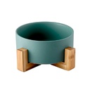 Macetero soporte de madera XM15G mediano Verde