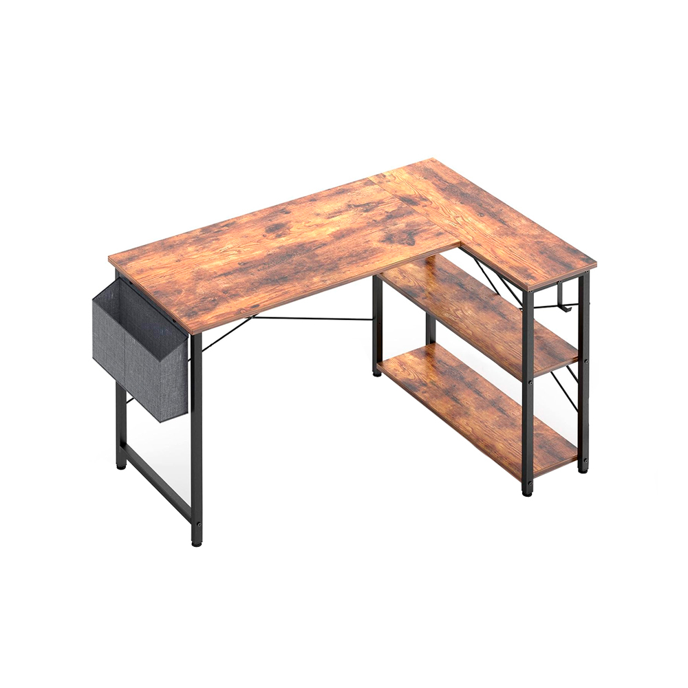 [ZO-06S] Escritorio estantería 3 niveles y bolsa lateral