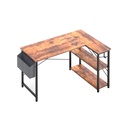 Escritorio estantería 3 niveles y bolsa lateral