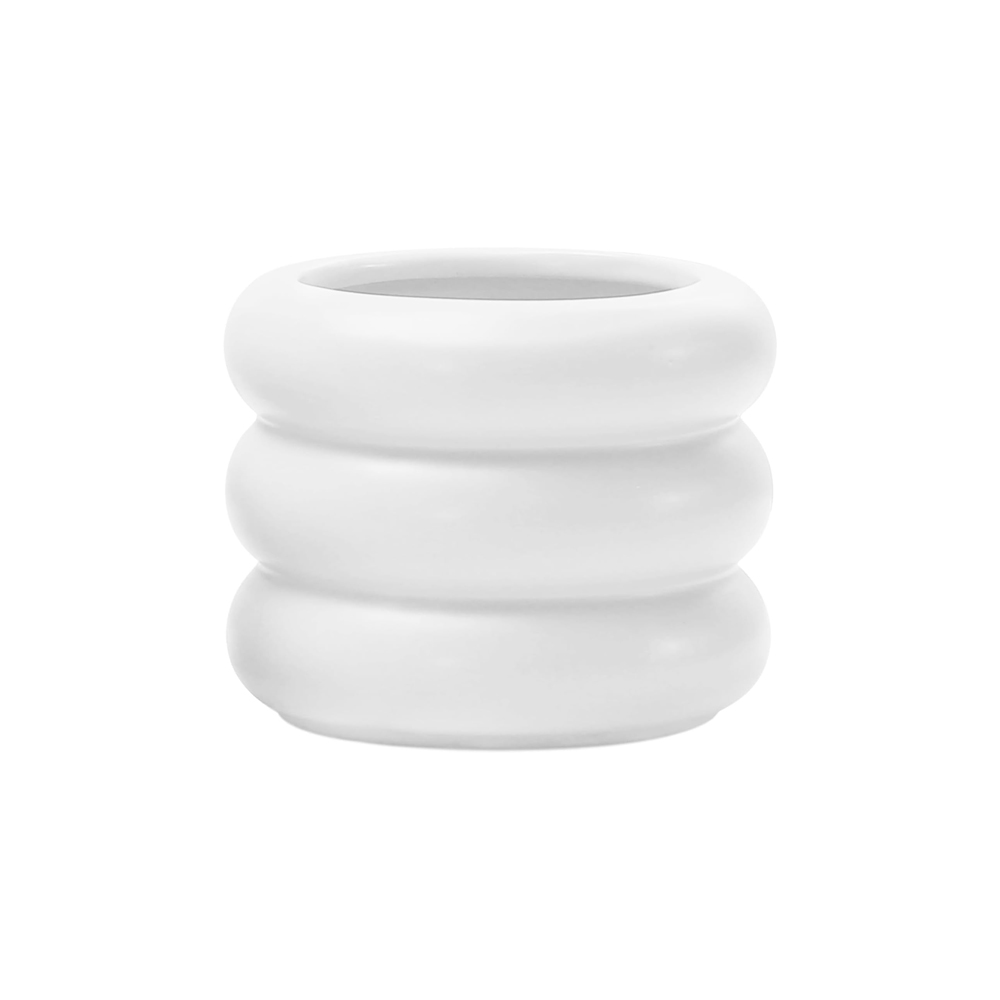 [DHLT11-Bla] Maceta Circular T11-Bla Color Blanco