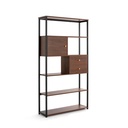 Librero organizador De Roble Color Cafe