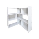 Librero organizador Ilios Innova Retráctil Blanco