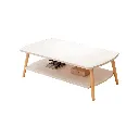 Mesa de Centro Rectangular Minimalista Blanca
