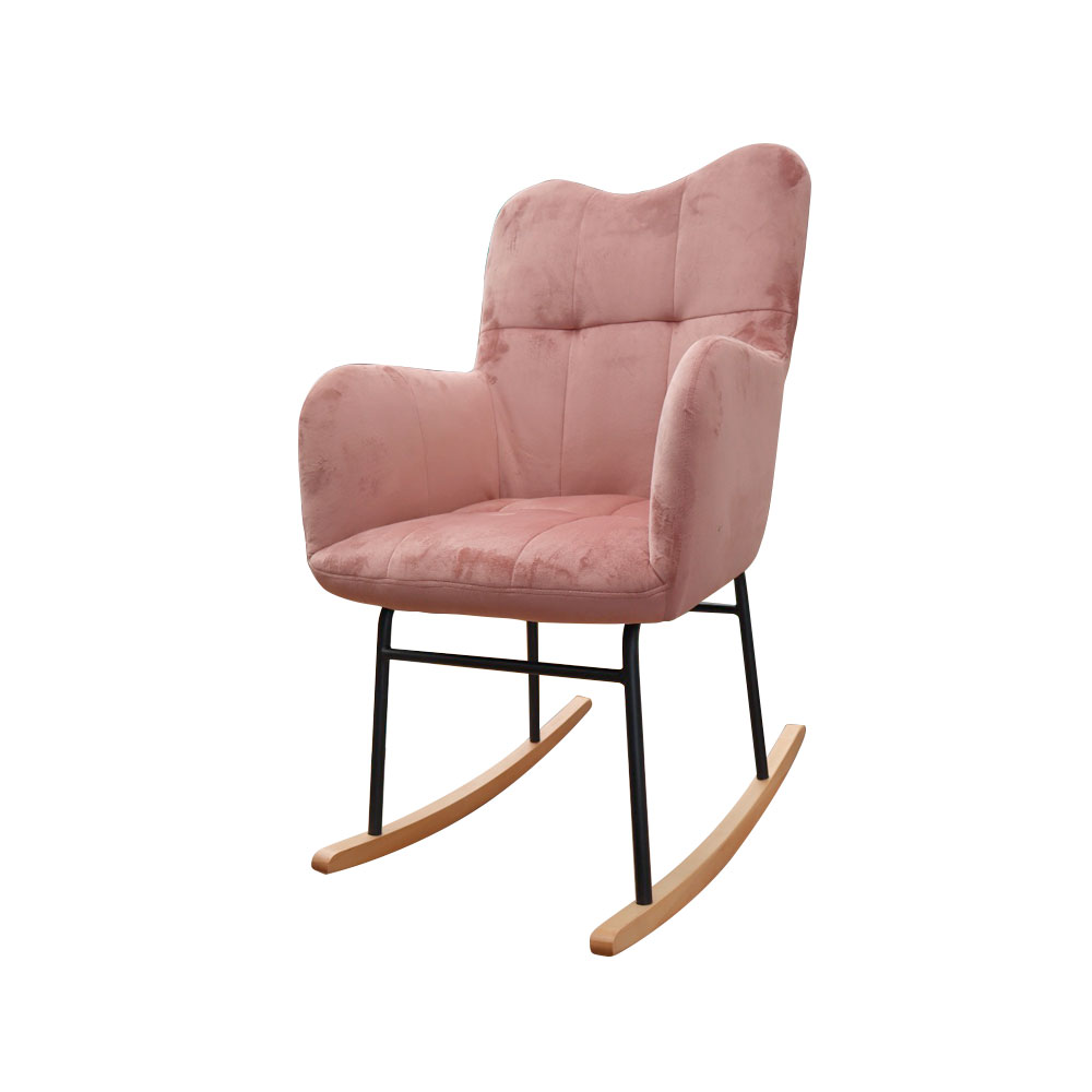 Silla Mecedora London/rosa Color Rosa