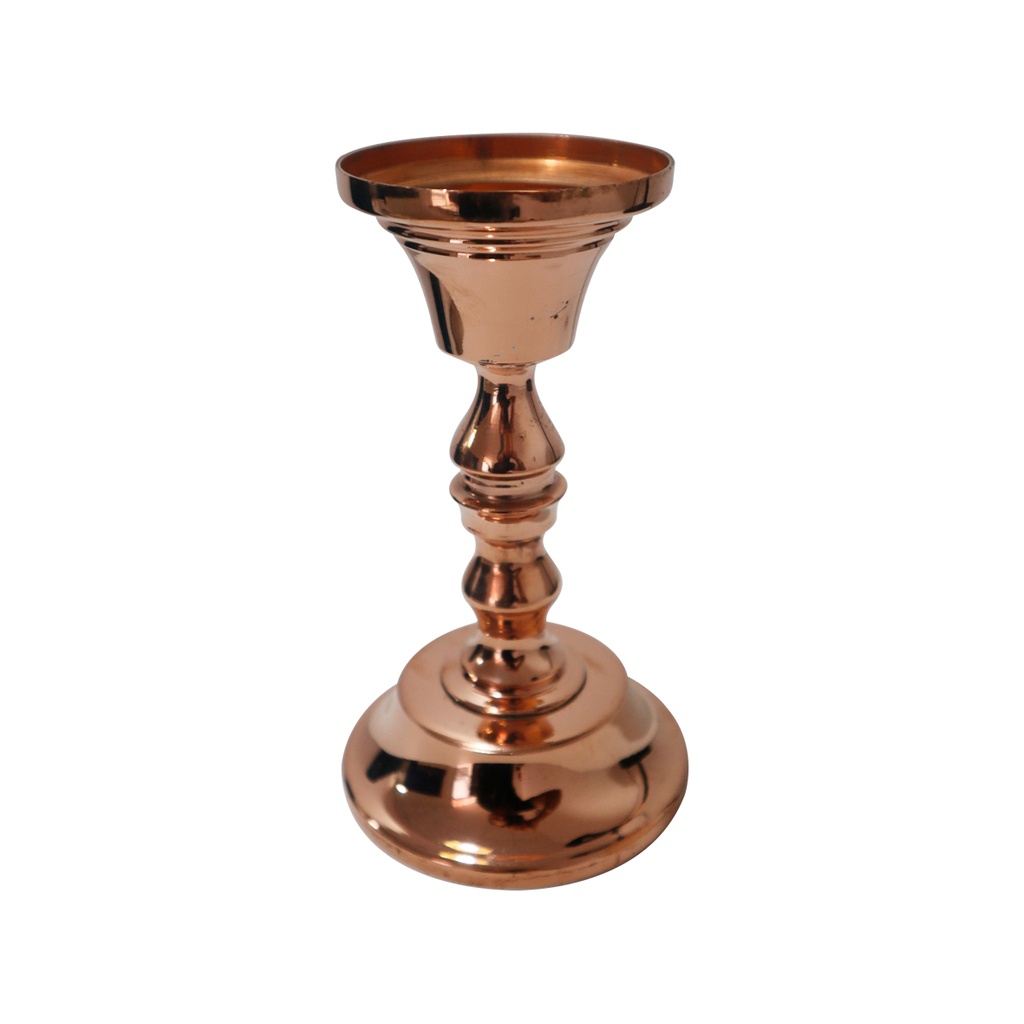 Candelabro Iliosinnova Estilo Europeo color Dorado para Vela Cónica