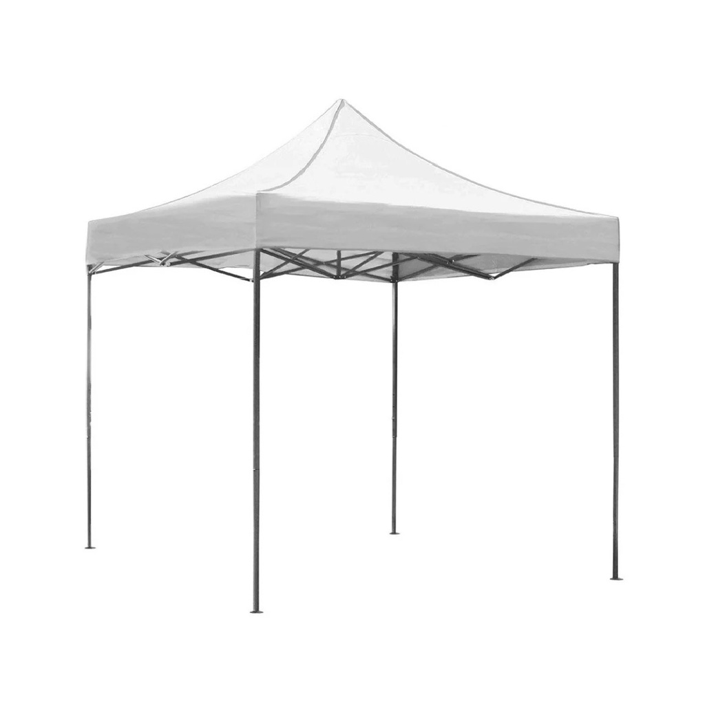 Toldo Plegable con Paredes 3x3 Blanco