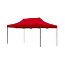 Toldo Plegable con Paredes 3x6 Rojo