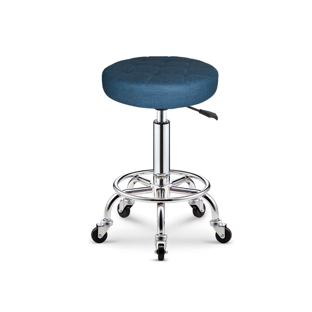 [2TCR-AzO] 2 Taburetes de Celosia Azul Obscuro