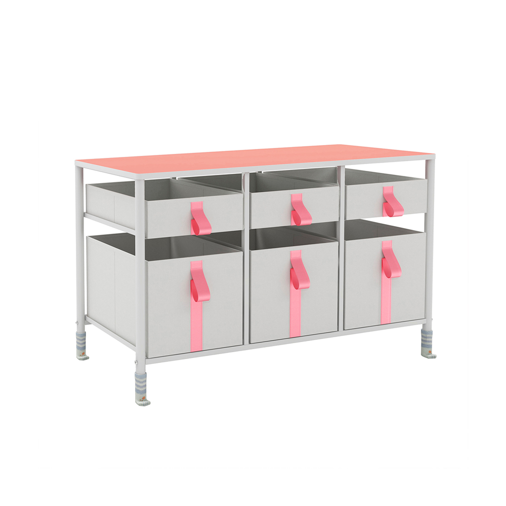 [Caj6-Ros] Cajonera de 6 para ropa y jueguetes niña