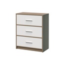 Buro Cajonera de 3 Café