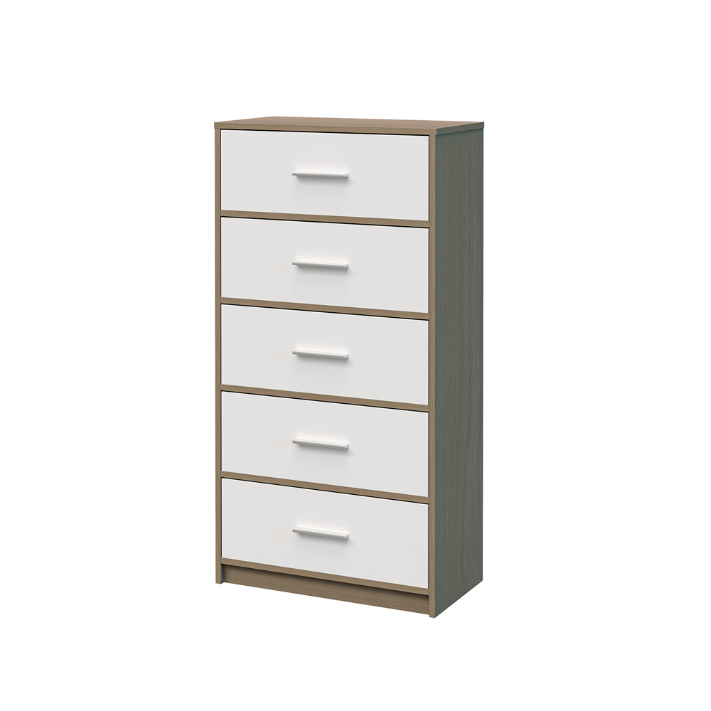 [BC5-Caf] Cajonera cómoda de 5 cajones Café